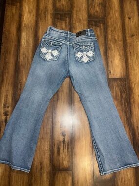 Y2k sky flare jeans